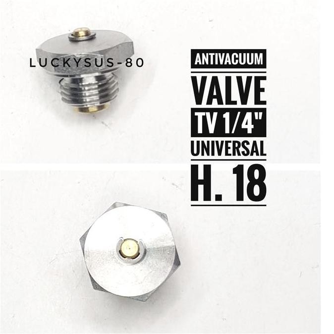 BEBAS ONGKIR - vacuum valve breaker 1/4 mesin kopi espresso simonelli ecm vbm rocket