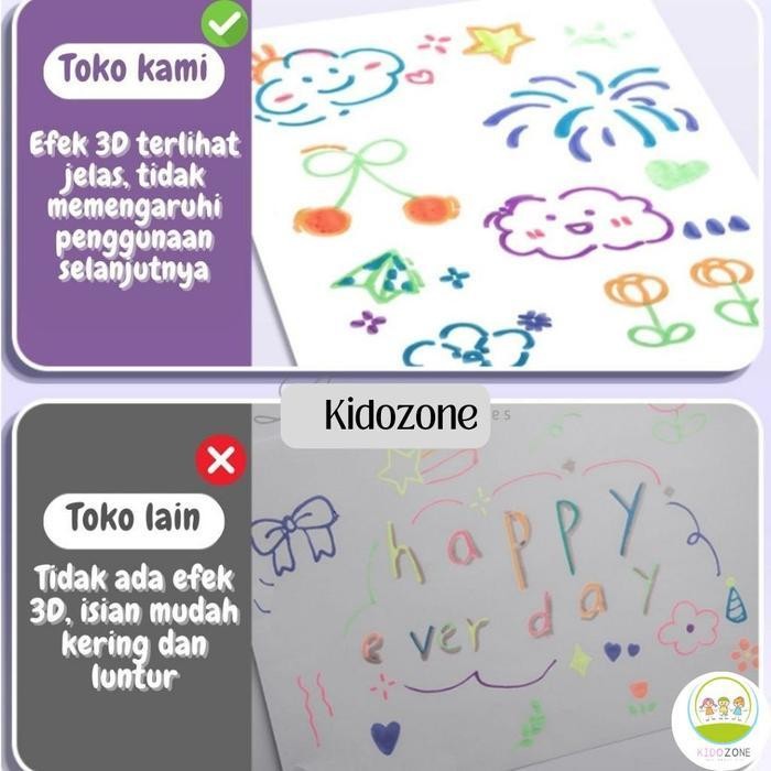 

Sp Pulpen Gel 3D Pulpen Warna Timbul Gel Pen Jelly Gel Pen St0109 Hitam Pena