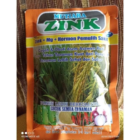 PUPUK MUTIARA ZINK + PEMULIH SAKIT 100GRAM
