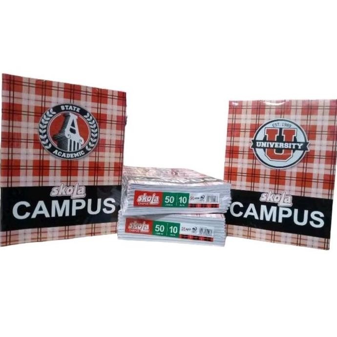 

Buku Skola Campus / Kampus / Boxy (36 / 50 Lembar 1Pak Isi10)