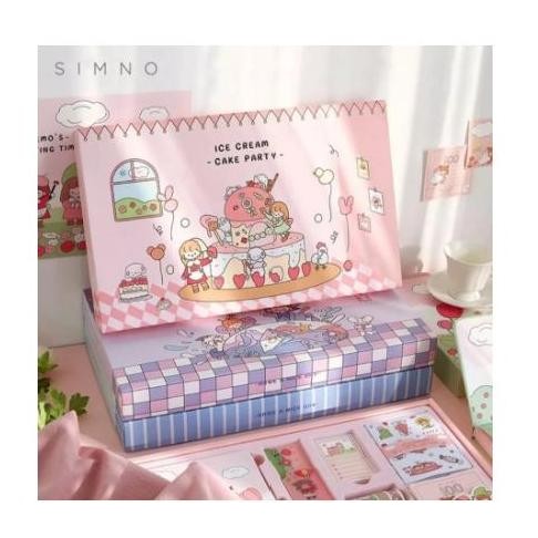 

Diary Set Kit - Journal Kit Set - Kado Valentine - Kado Ulang Tahun - Agenda Aesthetic