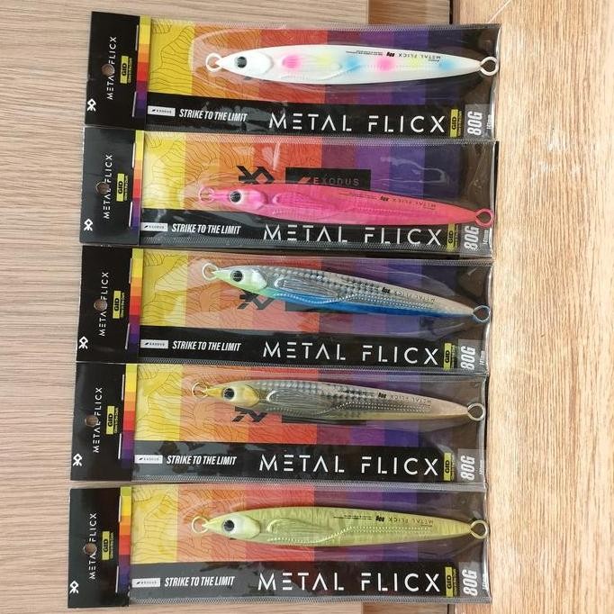 ~@~@~@~@] Lure Umpan Metal Jig EXODUS METAL FLICX 80gram Glow In The Dark