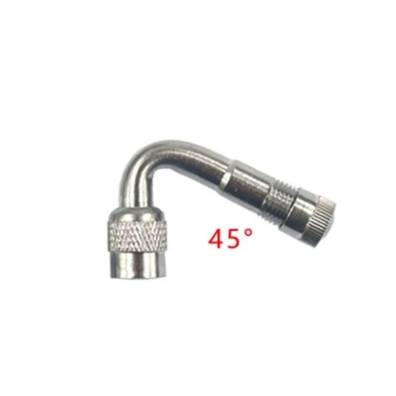 Fth- Sambungan Pentil Ban Mobil Motor Sepeda American Valve Adaptor Adapter Pentil Ban Bengkok