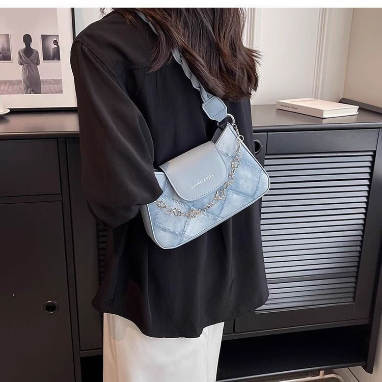 New Underarm Small Square Bag/Versatile Crossbody Women's Bag/Vintage Off-Shoulder