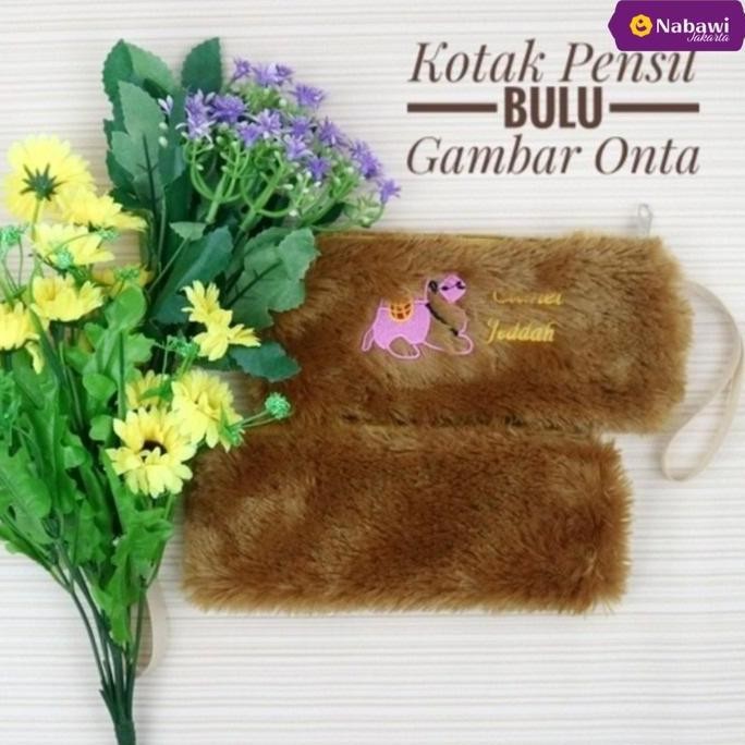 

KOTAK TEMPAT PENSIL PENCIL CASE BULU GAMBAR ONTA OLEH OLEH HAJI UMROH