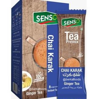 

^%^%^%^%] Instant Ginger Tea Senso India / Karak Adrak Chai Indian / Teh Susu Jahe