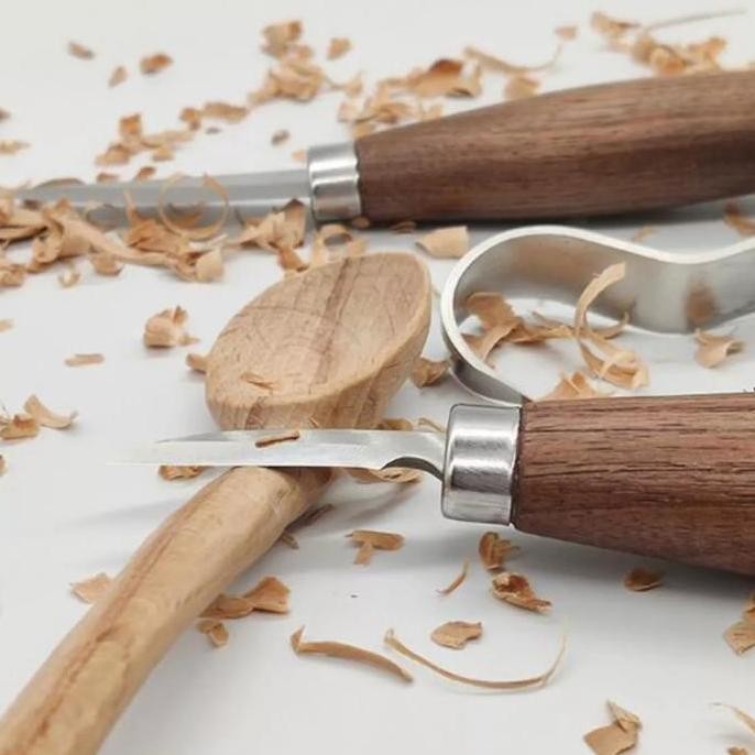 

DIY Pisau Alat Ukir Cutter Pahat Woodworking kayu set 3 pcs kerajinan