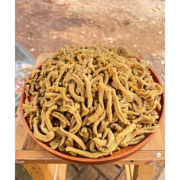 

Keripik Usus Ayam Gurih Renyah Makanan Ringan Sna Usus Crispy Daun Jeruk Gr