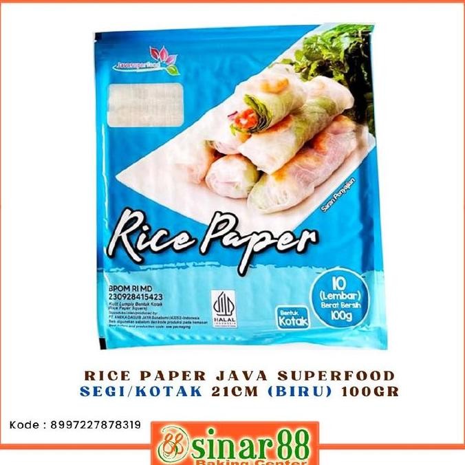 

favorit] RICE PAPER JAVA SUPERFOOD