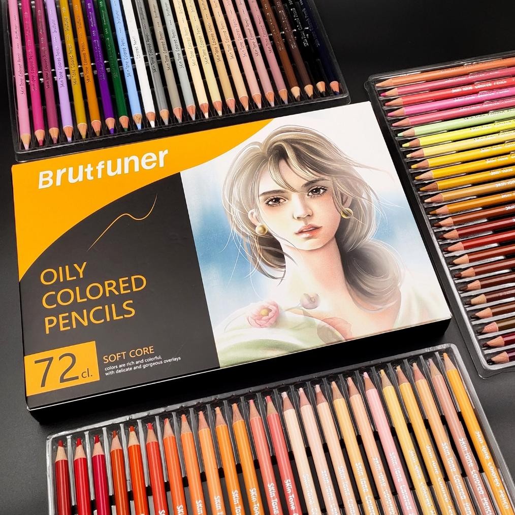 

Brutfuner Original Pensil Warna Lembut Skin Tone Soft Core 26cl/50cl/72cl
