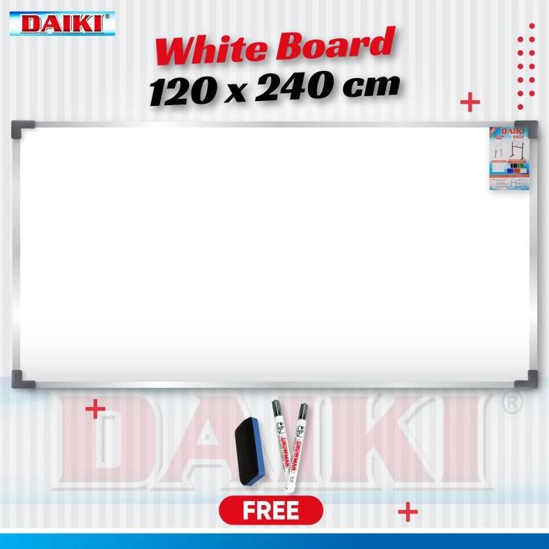 

Papan tulis putih uk 120x240 cm