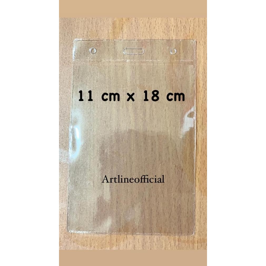 

Kantong Mika Id Card Panitia Ukuran 11X18Cm Cover Plastik Tebal Original