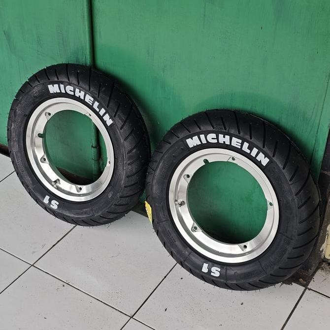 langsung order saja] Paket Velg Tubeless GS & Ban Michelin S1 Sport Vespa Klasik Ring 10