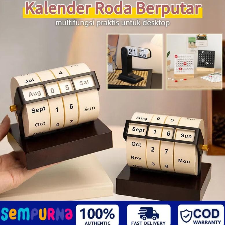 

COD Kalender Abadi Desktop Kalender Ornamen Ruang Tamu Ruang Ornament Living Room Office Desktop Calendar Creative Crafts