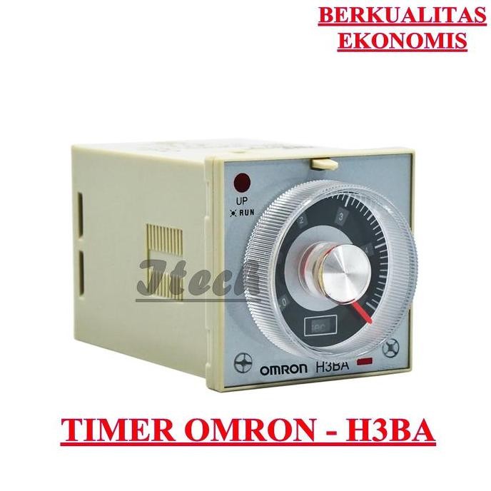 TERMURAH - TIMER OMRON H3BA-A8 / TIMER H3BA 220VAC MULTIFUNGSI OMRON