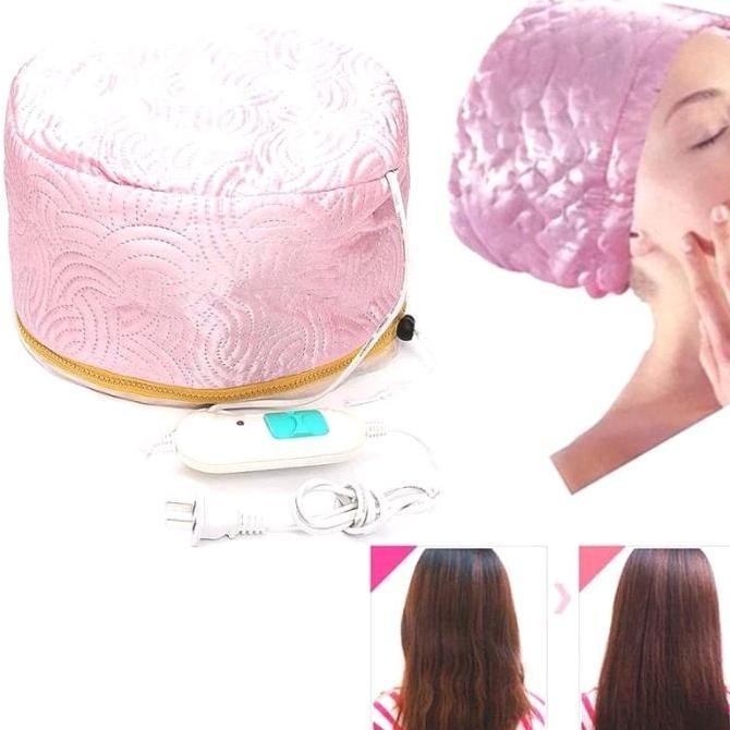 Hot Steamer Spa Rambut Thermal Treatment Topi Creambath