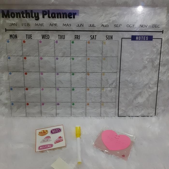 

SWG Monthly Planner Acrylic A3 murah