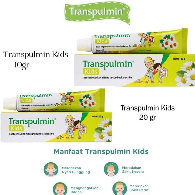 Pera168 Transpulmin Kids Balsam Keluarga Anak Remaja & Dewasa