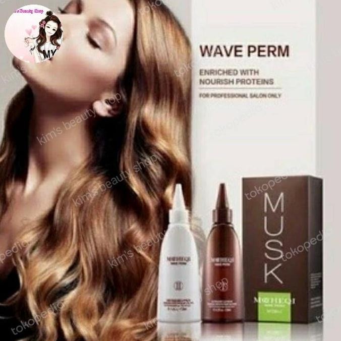 Obat Keriting Rambut Permanen Musk Mocheqi Perm Curly Wave Wavy Hair