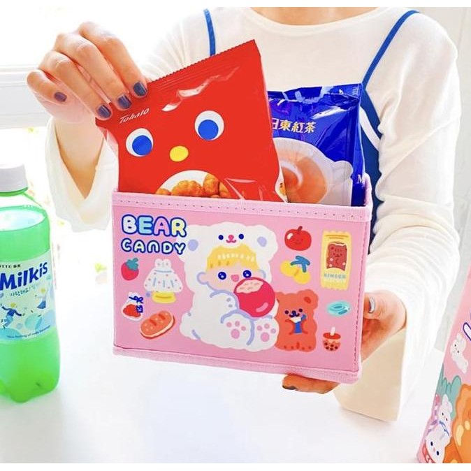 Panache Bentoy Milkjoy Sugar Desktop Storage Cosmetic Stationary Box