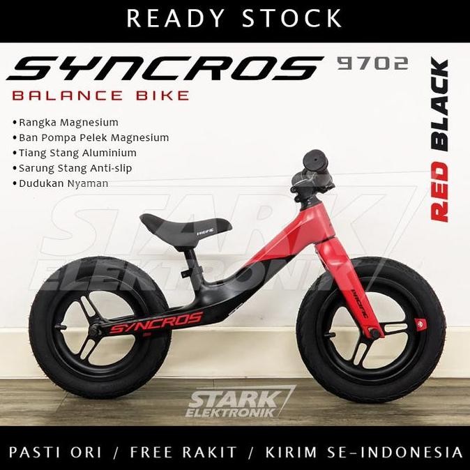 Balance Bike Pacific Syncros Pc 9701 Push Bike Sepeda Anak Pacific