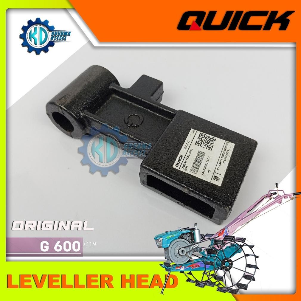 LEVELER HEAD, G600 - KEPALA GARU G600 - TRAKTOR QUICK - SPAREPART - ORIGINAL - TERMURAH - TERLENGKAP