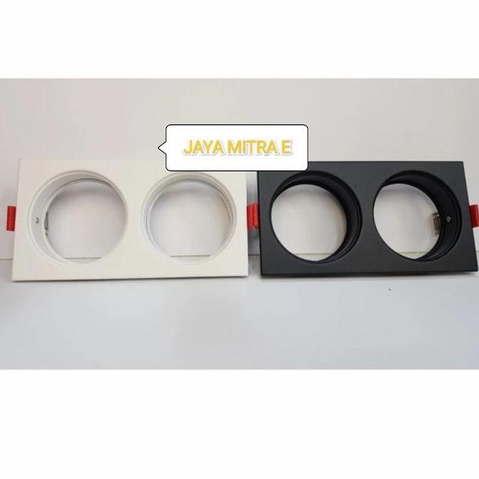 Kap Downlight Led 2 Gang Double Corong Kap Saja