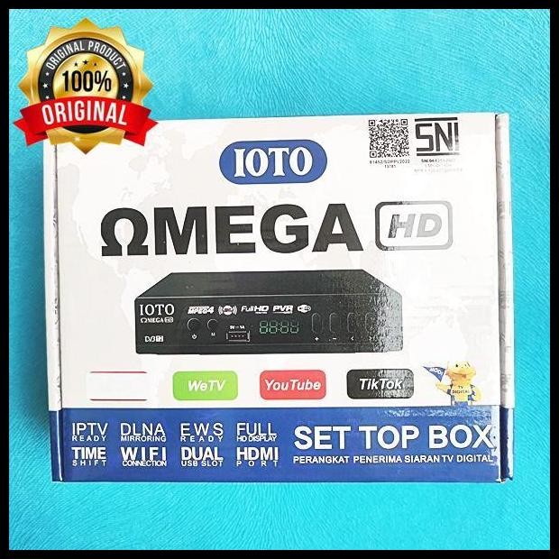 Set Top Box (STB) TV Digital DVB T-2 STB IOTO OMEGA - 4 MB