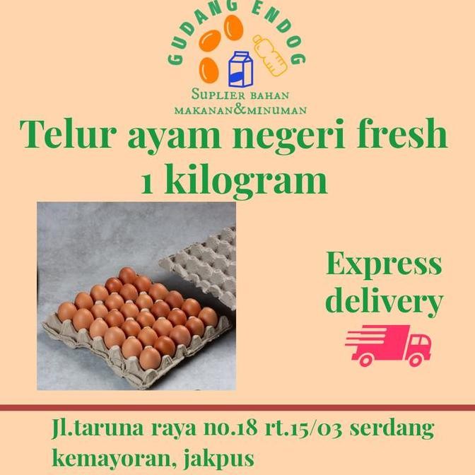 

Produk Baru!! Telur Ayam Negeri 1kg - Telur Segar dari Kandang Langsung