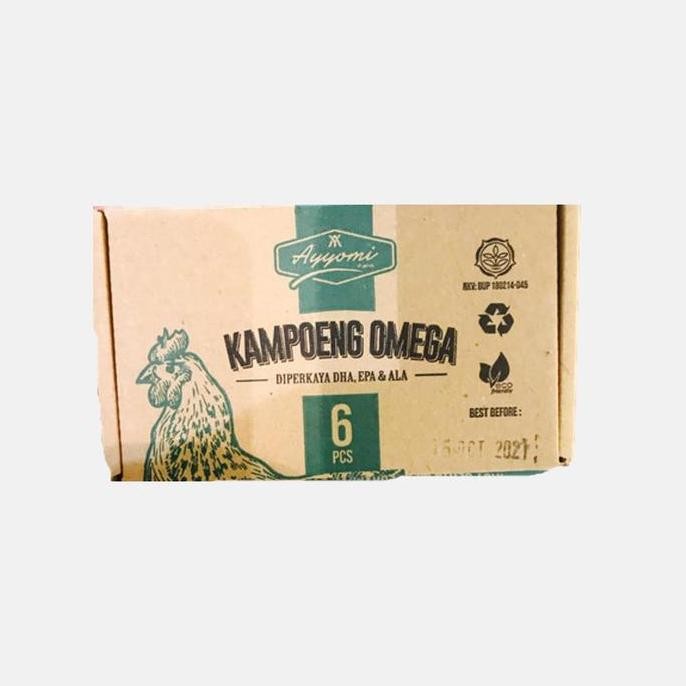 

Produk Baru!! Telur Ayam Kampung Omega Ayyomi 250 Gram - Telur Sehat