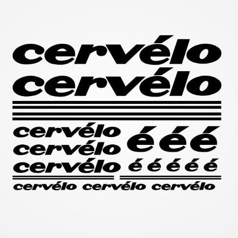 Stiker Pack Sepeda Cervelo - Bicycle Decal Sticker Bahan Waterproof