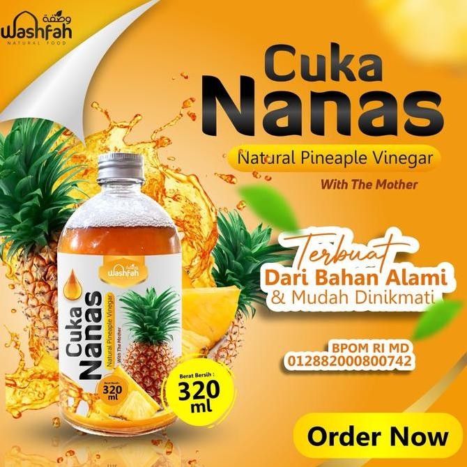 

Cukak Nanas Washfah 320Ml Atasi Kolesterol Hipertensi Gula Darah Bpom
