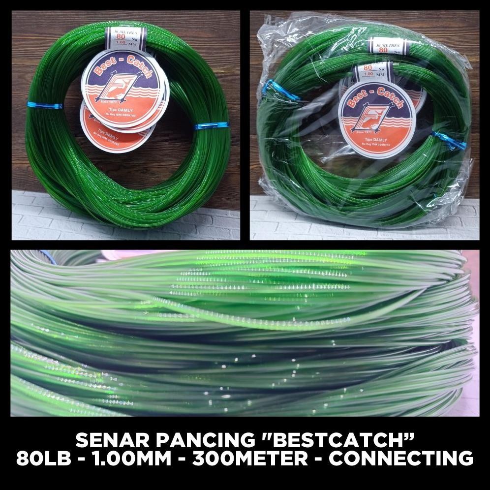 fx-45 Senar Nylon Bestcatch Damly 80LB 1.00MM 300Meter Senar Nilon Hijau Senar Layangan Senar Pancin
