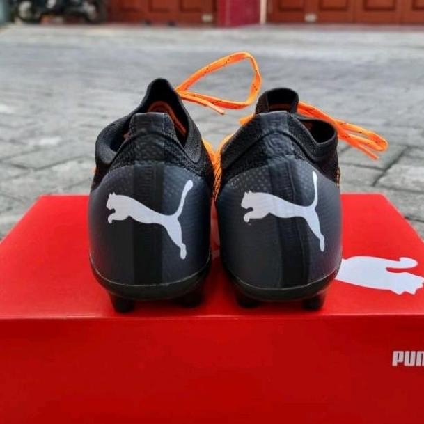 Sepatu Bola Puma Future Z Orange Black 1.1 FG - Sepatu Soccer puma Terlaris
