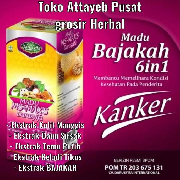 Madu Ms-Max'S Darusyifa Mampu Melawan Segala Peyakita Kanker Ganas