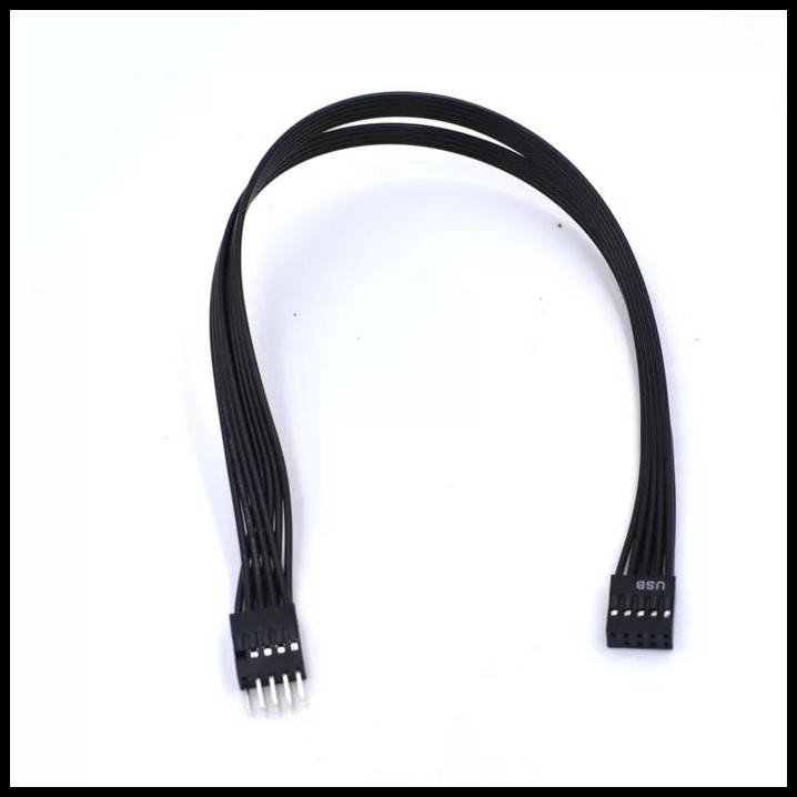 KABEL EXTENSION USB 2.0 9 PIN 9PIN MOTHERBOARD KONVERTER MOBO CABLE