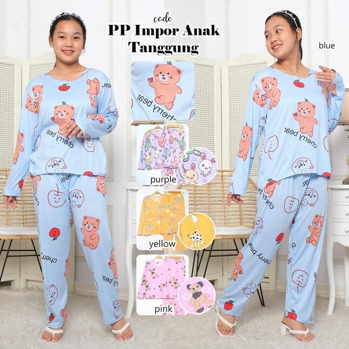Bts Sj - Pp Baju Tidur Anak Import Printing Premium Piyama Anak Abg Tanggung Dewasa Fit To L Random 