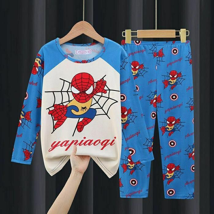 Bts Baju Tidur Anak Lengan Panjang / Baju Piyama Anak - Pym08