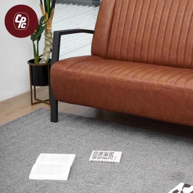 PUNTEN | Karpet polos alas lantai minimalis anti slip | 200 x 300 - Abu-abu