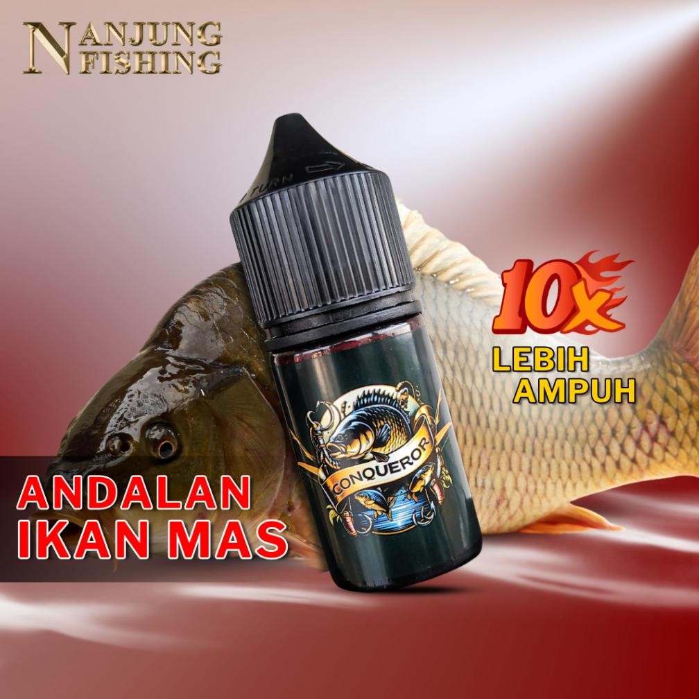 Essen Ikan Mas Conqueror Spesialis Induk Rame Galatama Galapung Umpan Putih Aci Pelet Original Nugi