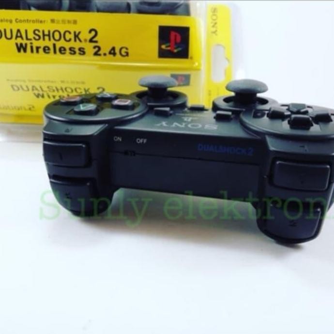 stick sony wireless PS2 - stik PS 2 wireless Sony original Terlaris