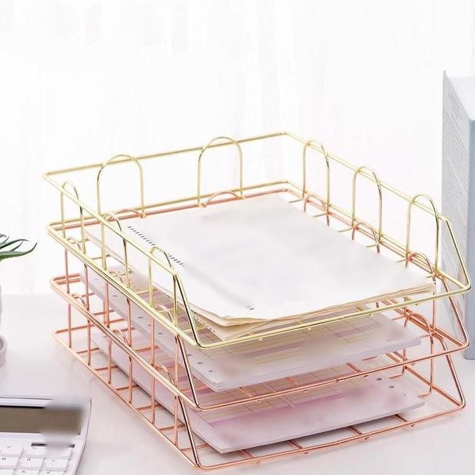 

Rak Kertas Minimalis / Rak Dokumen / Document Tray Stackable