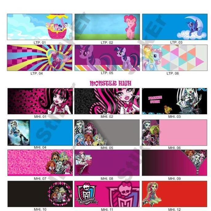 

&<&<&<&] Stiker nama anak waterproof anti air label nama perempuan