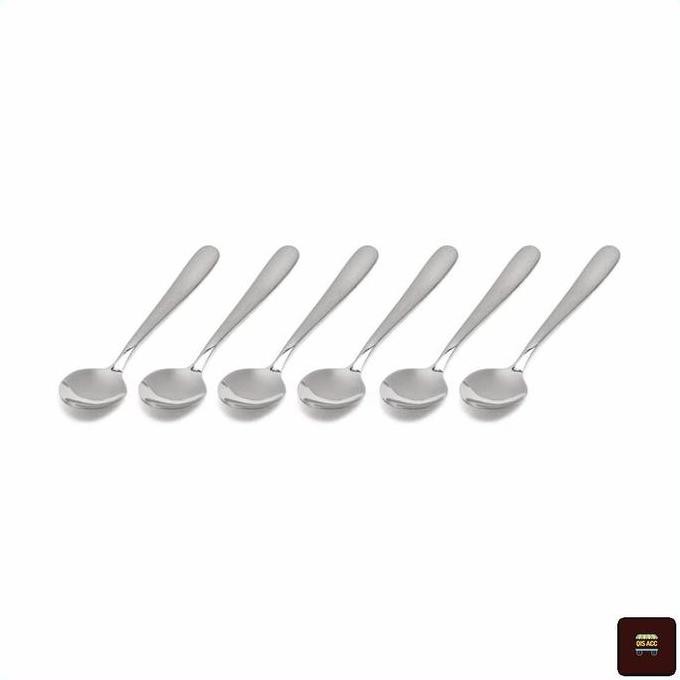 DELICIA Sendok Makan Dinner Spoon Stainless Steel Set 6 Pcs ET-1022