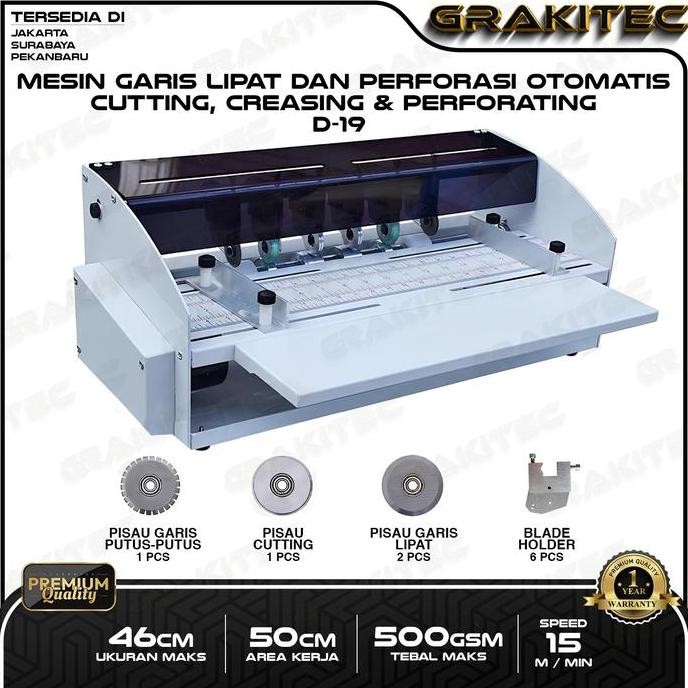 

GRAKITEC MESIN ELECTRIC CUTTING, CREASING & PERFORATING ( MESIN PEMOTONG KERTAS, PEMBUAT LIPATAN, GARIS PUTUS PUTUS ) ORIGINAL DAN TERPERCAYA