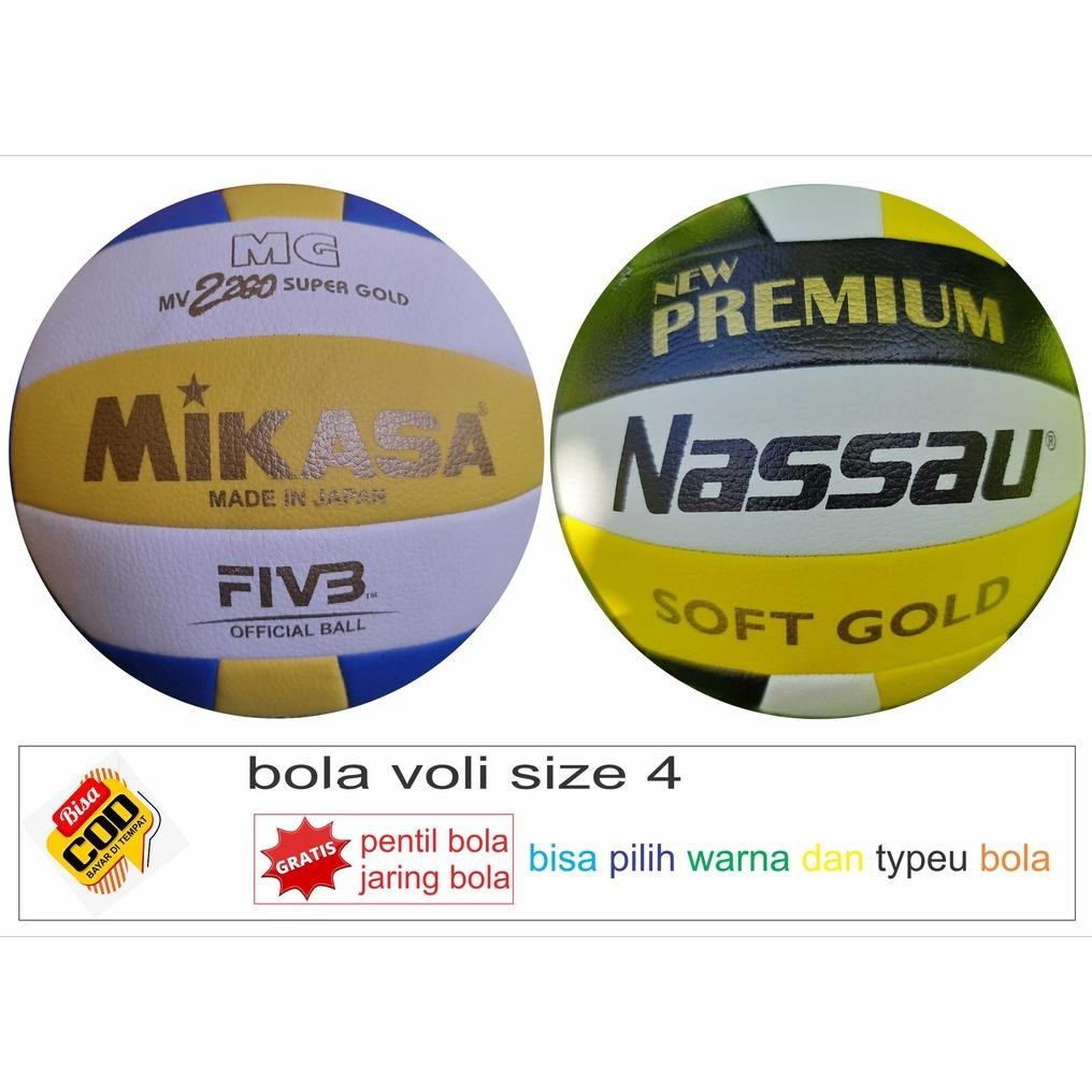 Bola Voli Size 4 / Bola Voli Mini / Bola Voli Jahit Nugi