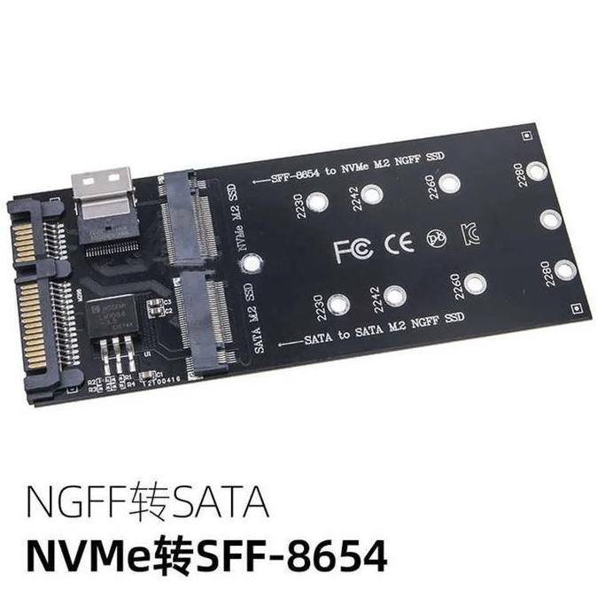 M.2 NVME SSD to pcie Converter  and M.2 ngff to sata  converter for PC Desktop Mainboard