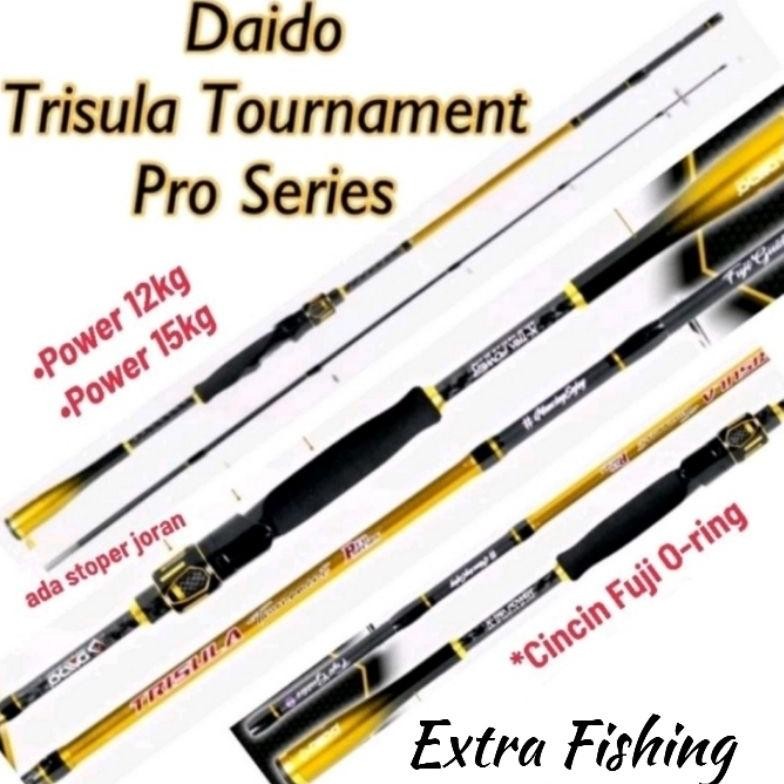 Joran Daido Trisula Tournament Pro Series 165/180CM || BAHAN CARBON SOLID || GRATIS PACKING PARALON 