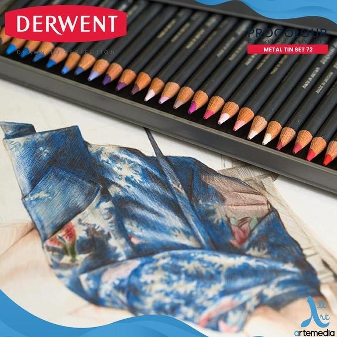 

Pensil Warna Derwent Procolour 72 Pencil Color Metal Tin Set