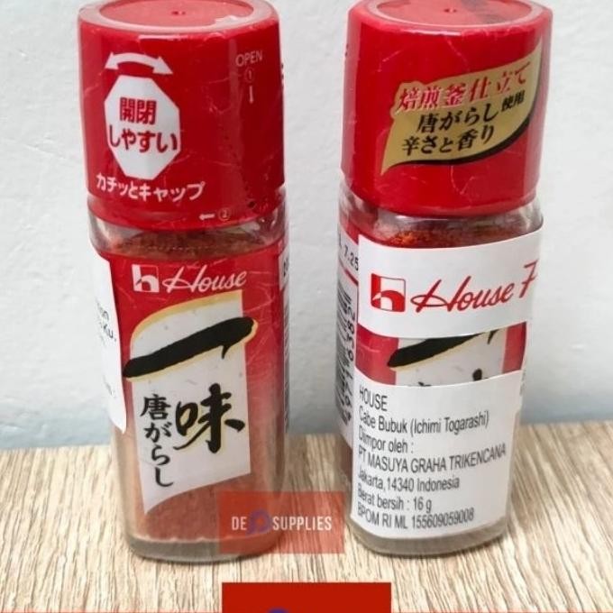 

Cabe Bubuk House Ichimi Togarashi 16Gr Bubuk Cabai Jepang